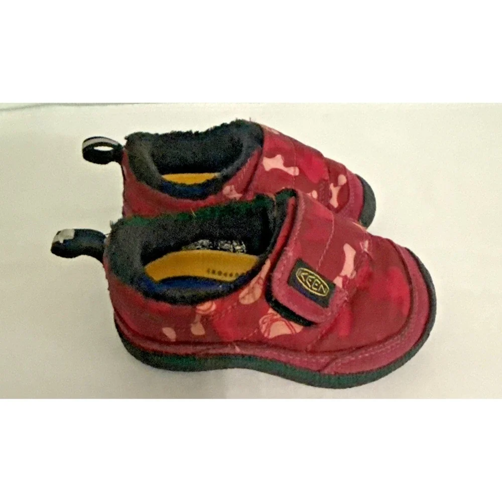 KEEN Howser Low Wrap Red Outdoor Shoes‎ Sneakers Toddler Size 5 USED